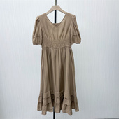 连衣裙女气质显瘦小清新a字长裙茶歇裙7138 法式 2025夏季 新品