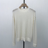 女宽松慵懒风外搭针织衫 彩 上衣098 镂空长袖 罩衫 2026春季 新品