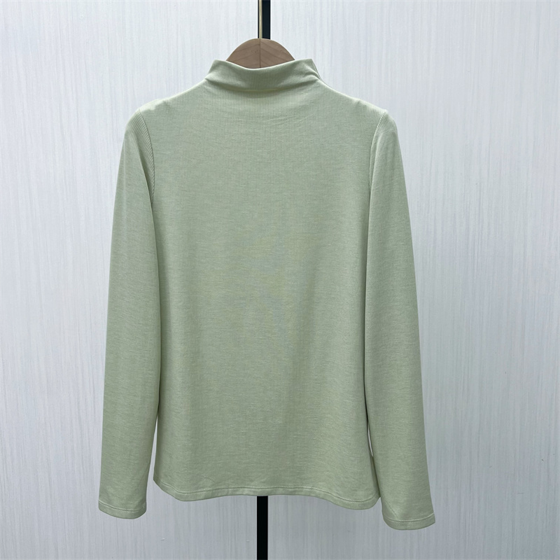 恩●2025冬季新品 高领打底衫女修身显瘦百搭长袖T恤打底上衣558