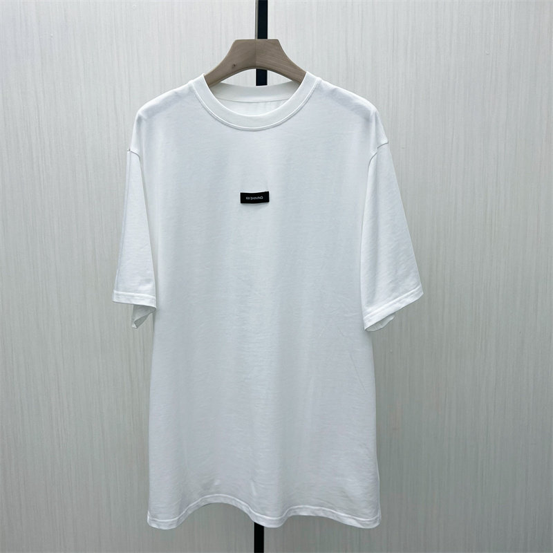 KA●2025秋季新品 短袖t恤女中长款宽松休闲中性慵懒风上衣0841