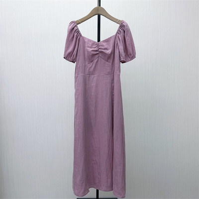 fei●2026夏季新品 法式泡泡袖连衣裙女气质显瘦小清新茶歇裙6290