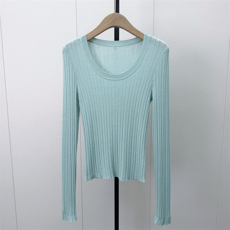 S●2026冬季新品 绵羊毛针织衫女基础修身显瘦毛衫打底上衣675