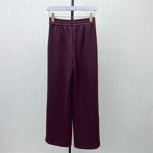 女松紧腰显瘦宽松通勤百搭长裤 图 加绒卫裤 新品 5071 2025冬季