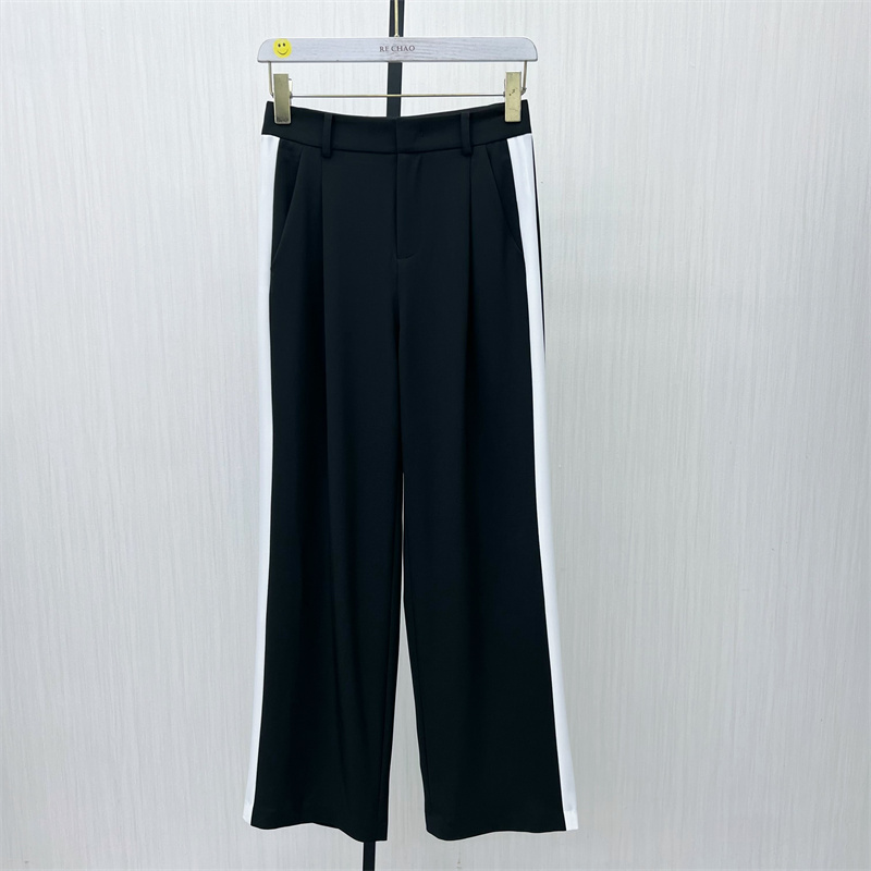香●2025夏季新品 西装阔腿裤女高腰显瘦宽松直筒休闲长裤3315
