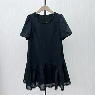 KA●2025夏季新品 小清新连衣裙女气质宽松显瘦泡泡袖a字裙6172