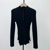 显瘦内搭长袖 图 上衣2209 针织打底衫 女弹力修身 2025冬季 新品