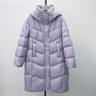 良月●2025冬季新品 羽绒服女时尚长款宽松加厚保暖鸭绒外套1197
