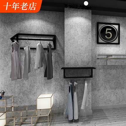 Cement Pattern Wallpaper Nordic High-End Light Gray Dark Gray Modern Retro Nostalgic Industrial Style Pure Color Wallpaper