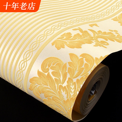 立体竖条纹无纺布欧式风电视背景