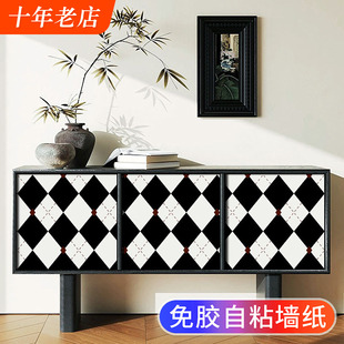 法式自粘贴纸橱柜门复古美式家具衣柜鞋柜子翻新玻璃改色美化装饰
