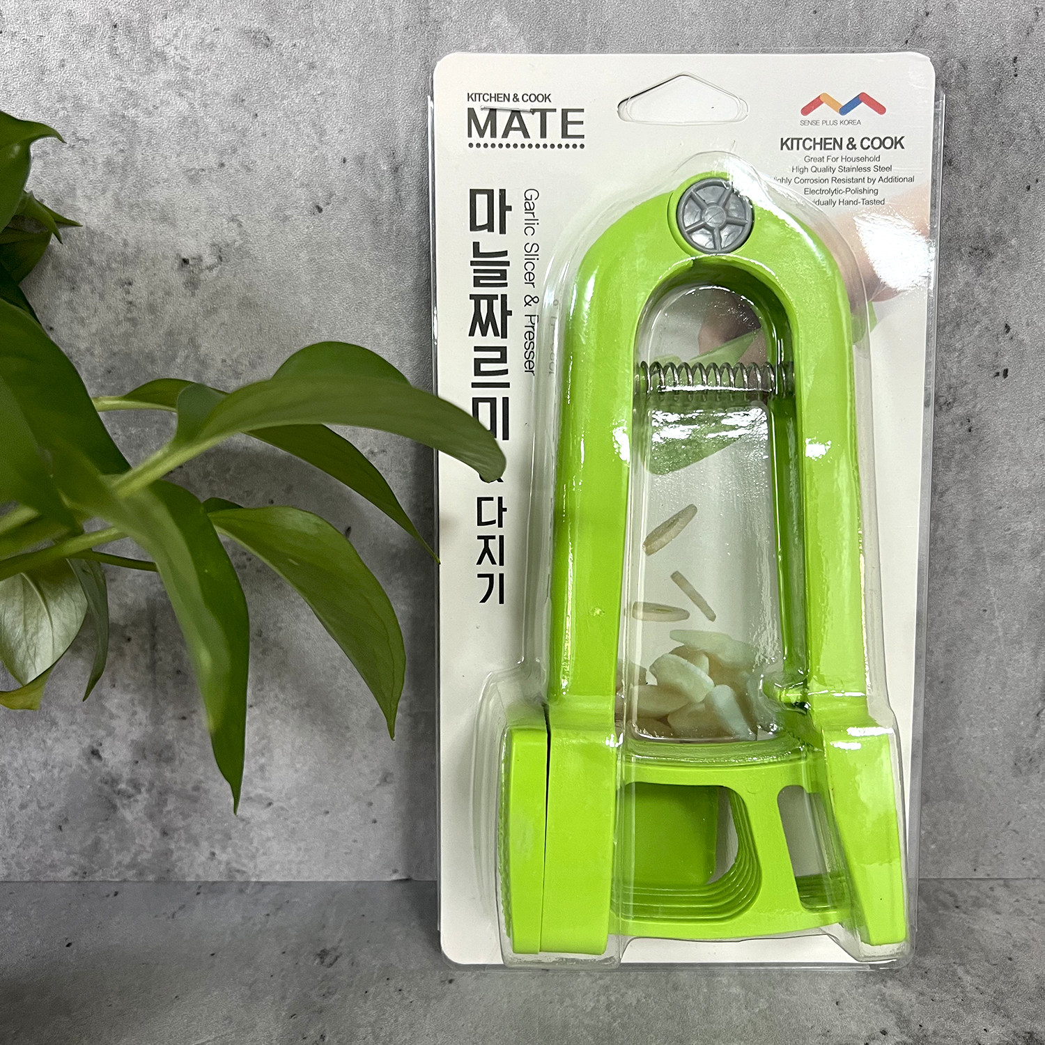 韩国进口切蒜片器厨房小工具切片器蒜片烤肉店专用切蒜片小工具