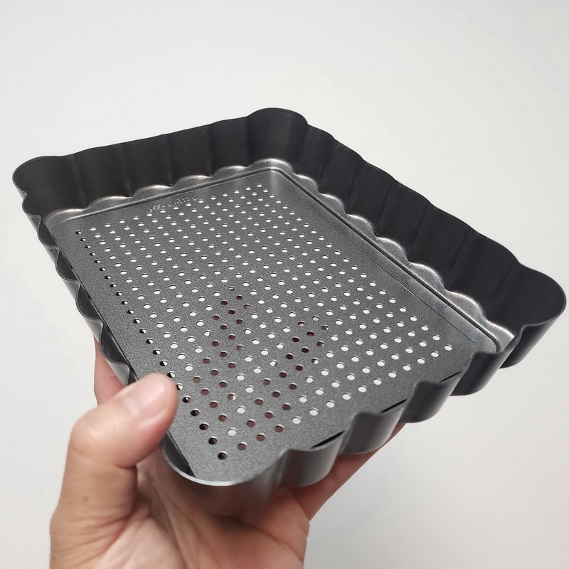 不粘涂层活底方型蛋糕模具披萨盘