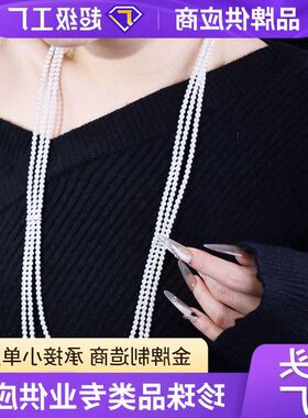 多层复古施家项链欧美气质长款