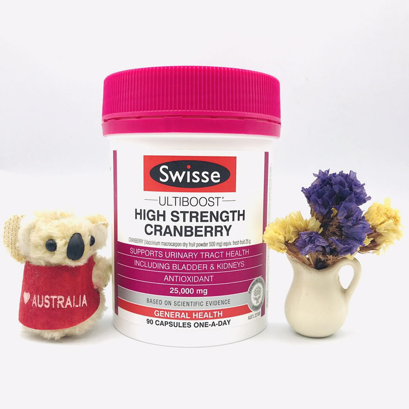 澳洲swisse蔓越莓胶囊精华90粒现货妇科改善保养泌尿卵巢正品