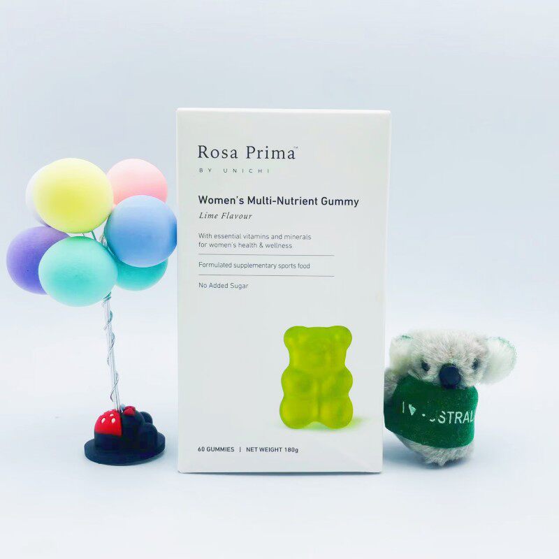 澳洲Unichi复合多种维生素小熊软糖综合矿物质女性专用60粒B族ve