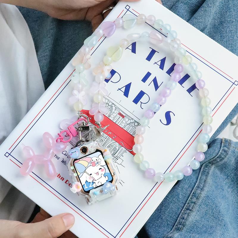 适用小天才电话手表挂绳Z10小清新Z7表带Z8A/Z9挂脖套Z6pro保护壳