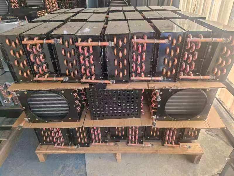 厂家oem 空调机组表冷器铜管散热中央空调定制 冷凝器翅片式换
