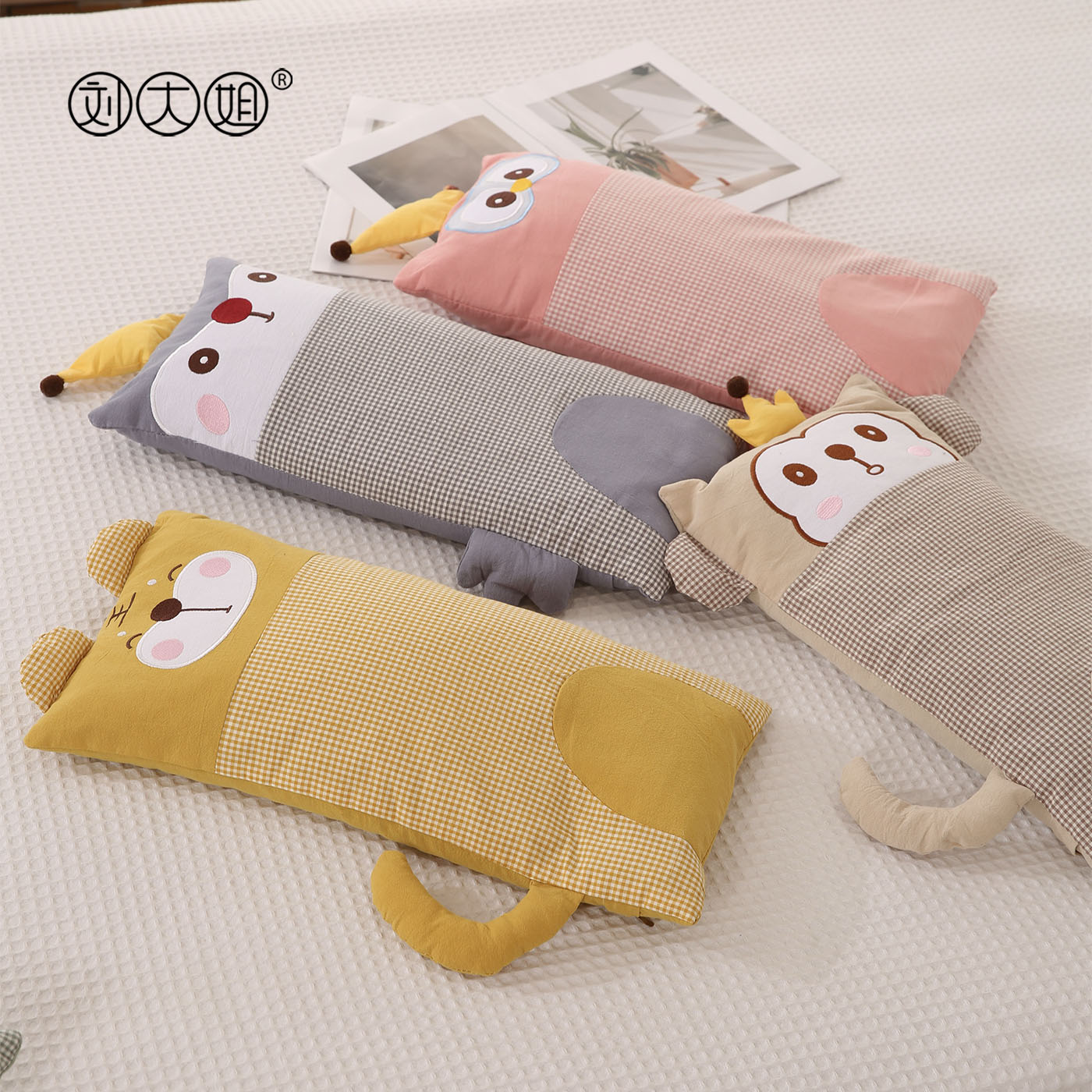 儿童全荞麦壳枕头纯棉透气吸汗