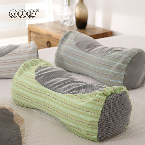 甜荞麦壳水洗棉家用提花荞麦枕头