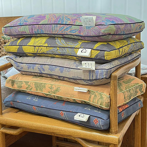 全荞麦枕头单人成人家用纯棉纱布