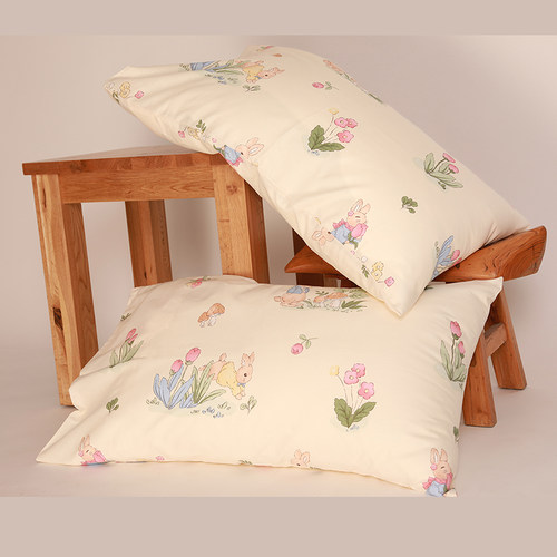 100%纯棉斜纹枕套48x74cm