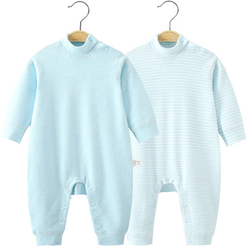 否连体衣纯棉秋冬季无骨