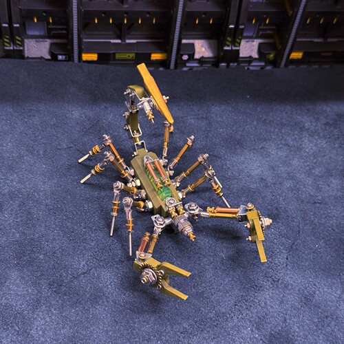赛博朋克机械昆虫拼装模型