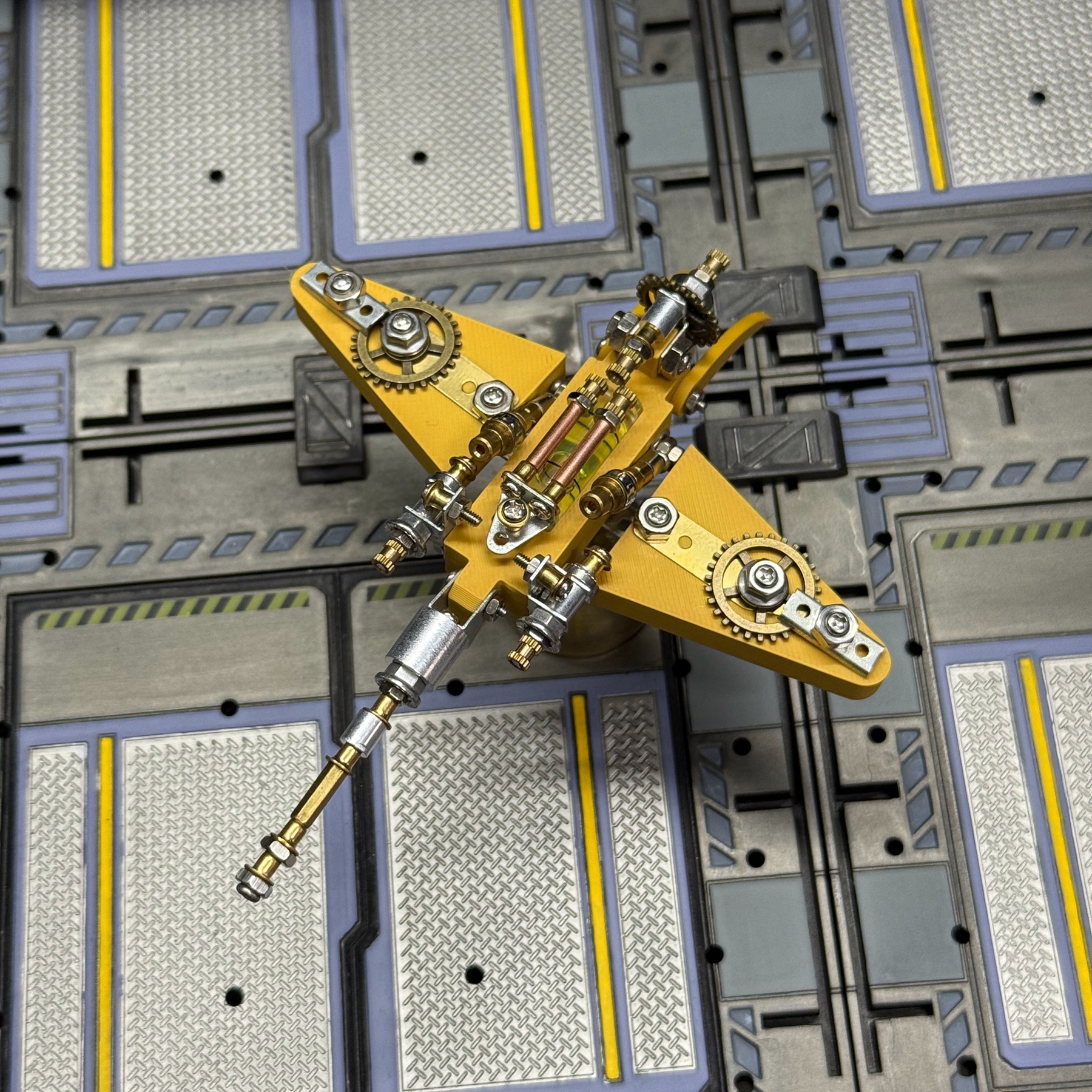 赛博朋克机械魔鬼鱼鳐鱼拼装模型