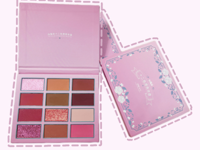 仙蔻尼十二色漂亮妆眼影盘舞台妆高饱和易上色主持人唱歌妆容百搭