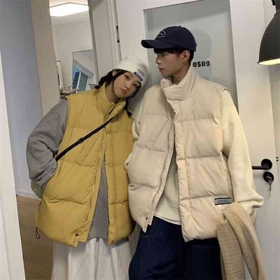 棉马甲男秋冬韩版潮流外穿大码