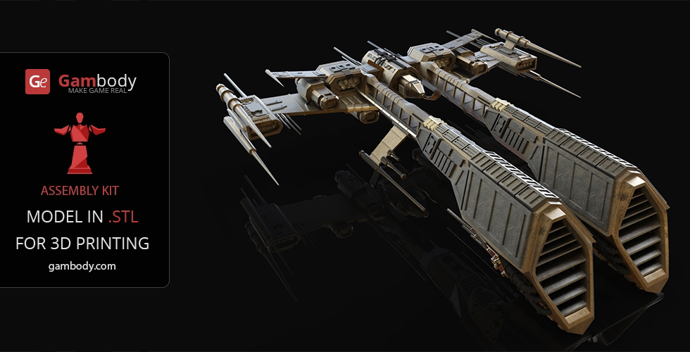 3d打印模型stl文件3dmax模型maya三维动画 星际战舰 宇宙飞船