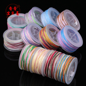 星空段染藏式 棉线1.0mm手工编织多色染色不掉色绳子手链串珠饰品