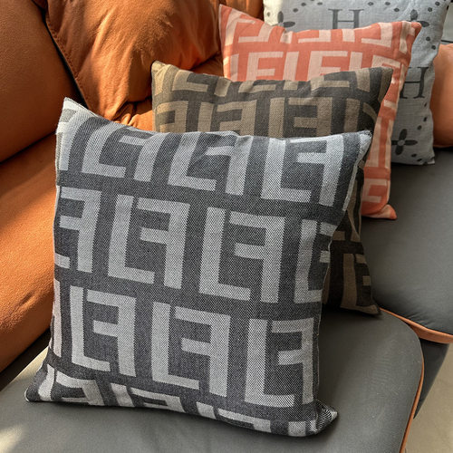字母梭织提花抱枕F抱枕F靠垫F沙发靠垫枕套