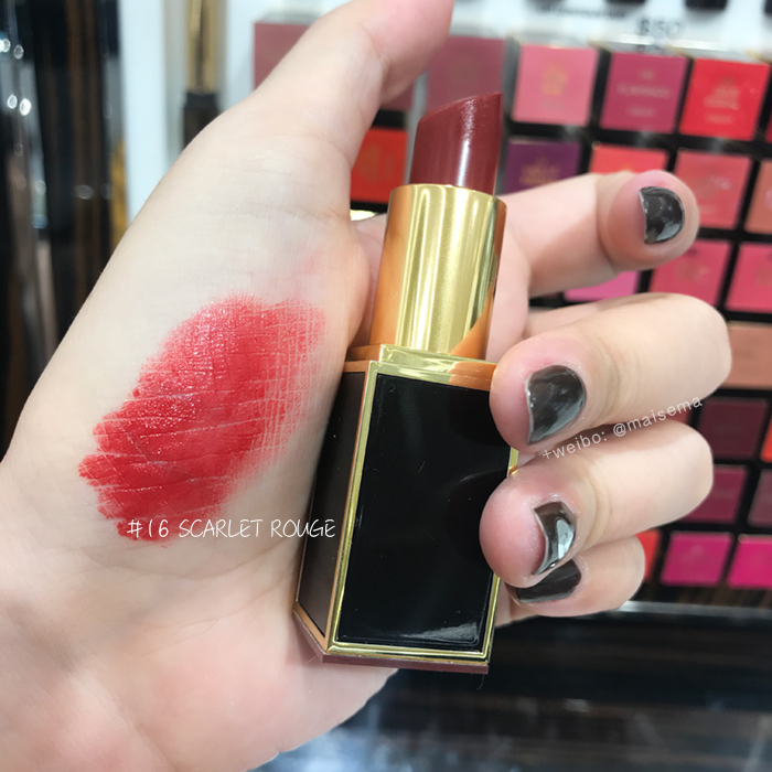现货▲Tom Ford/TF黑管口红#09/10/15/16 SCARLET/80 impassioned