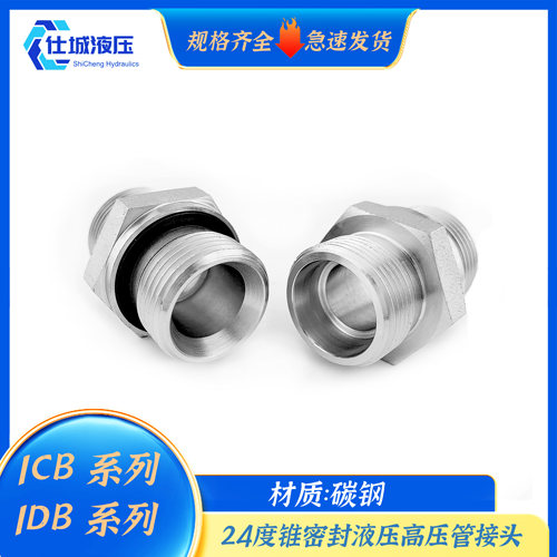 1CB/1DB系列英制G螺纹伊*顿标准GE标准24度锥卡套过渡接头