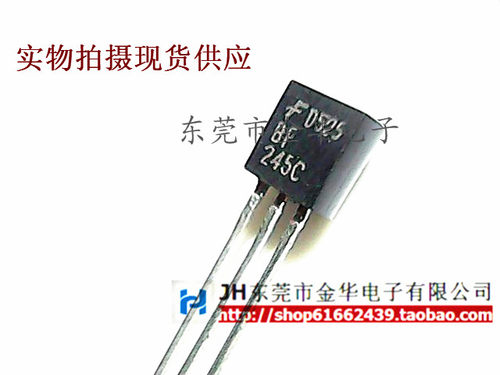 BF245C 三极管小功率晶体管 直插 25MA30V TO-92 进口原装 现货 - 封面