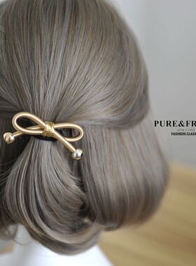 满58包邮】PureFriend 忆陌 简约吸铁石发圈皮筋头绳发绳头饰品