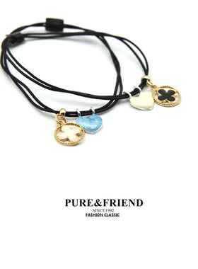 满58包邮purefriend幸运心小巧可爱皮筋韩国简约发饰头绳发圈发绳