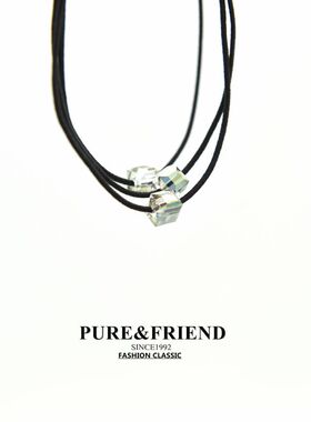 满58包邮】PureFriend 春时雨 闪珠小巧马尾发圈皮筋头绳发绳头饰