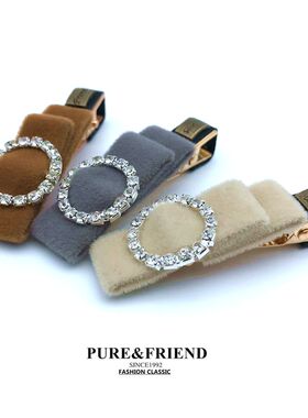 PureFriend正品 阳光明媚-2 春季新款蝴蝶结鸭嘴夹发饰头饰品韩国
