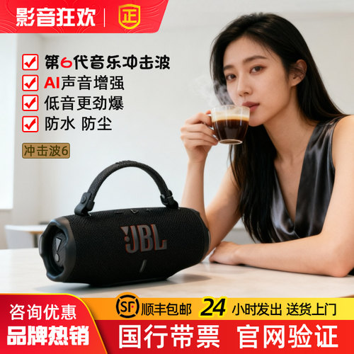 JBL冲击波6代无线蓝牙音箱防水
