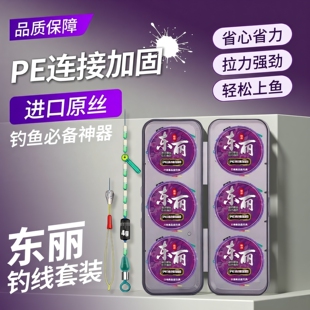 纯进口东丽线组成品主线pe结加固品牌大物钓鱼线绑好套装全套正品