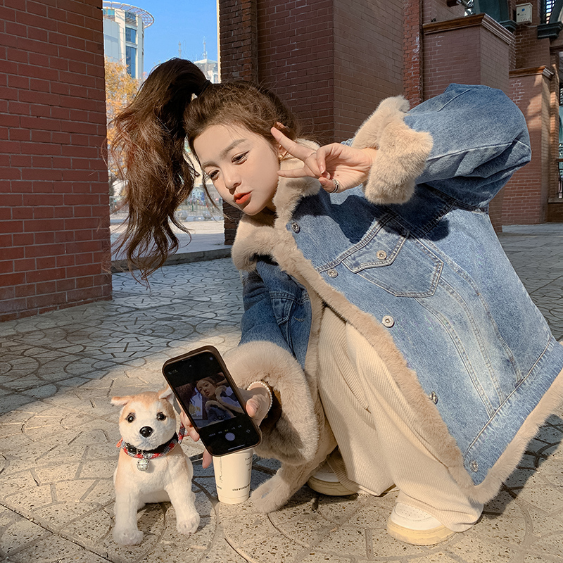 【备货】126-8698-P195-K278高质感兔毛内里派克服,女装派克服,乔安迪 【备货】126-8698-P195-K278高质感兔毛内里派克服,女装派克服,乔安迪