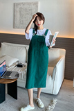 【22】大货已出夏季绿色背带裙2051-P85-K138，女装连衣裙，乔安迪
