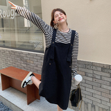 【22新款现货】条纹T背带裙8632-背带裙P95-K148套装P135K188，女装连衣裙，乔安迪