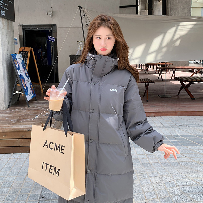【新款】灰长款衣8687-P180-K268,女装棉衣/棉服,乔安迪