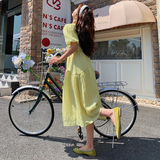 【新品】出货中定制工艺面料连衣裙2271-P105-K158，女装连衣裙，乔安迪