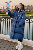 出货中主推印字宽松中长款衣7030-P175-K258，女装棉衣/棉服，乔安迪