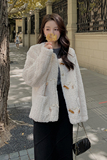 【22冬】现货软软糯糯小香皮毛一体126-8666-P185-K268，女装短外套，乔安迪