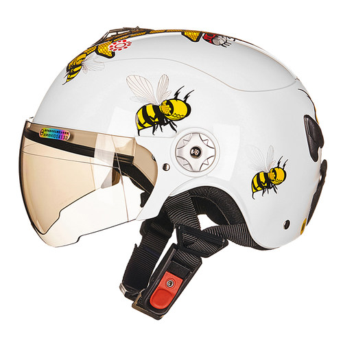 清仓处理瑞狮儿童头盔电动摩托车小孩宝宝安全帽男女夏季半盔正品